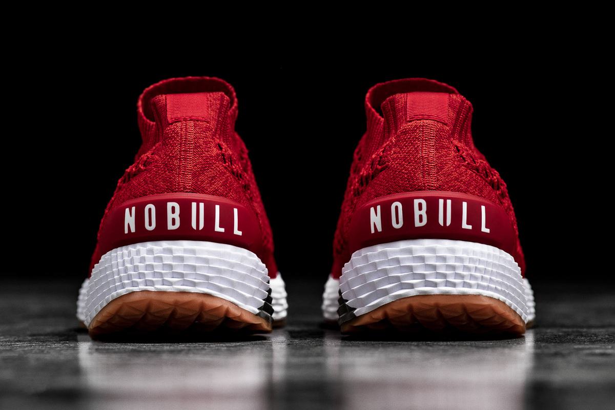 Nobull Knit Runner Men's Running Shoes Red | Australia (XG1345)